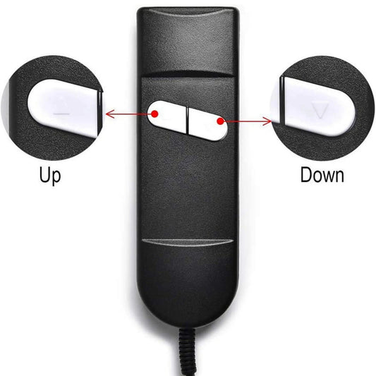 Remote Control with 2 buttons one for up and one for down