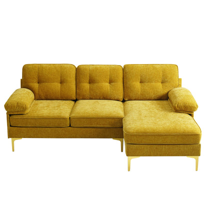 85" Sectional Couch Sofa for Living Room with Reversible Chaise