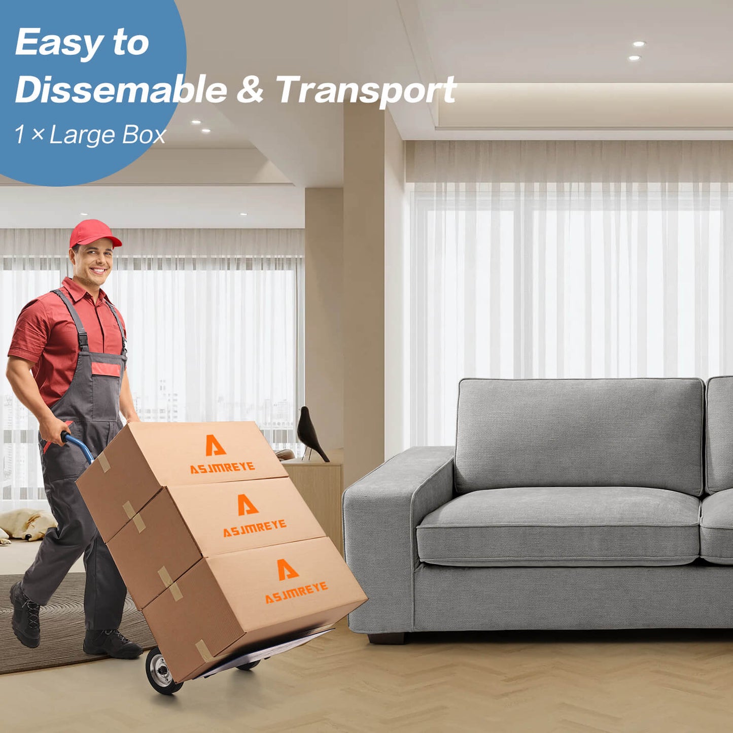 88.6" Modern Sofas Couches for Living Room with Solid Frame, Removable Back Cushion & Cover Sofa, Fabric