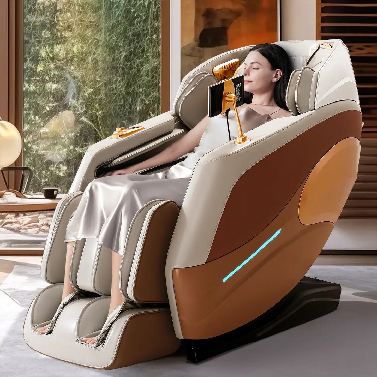 Asjmreye_4D_Massage_Chair_For_Full_Body_SLTrack_Zero_Gravity_Massage_Chair_Grey_Brown