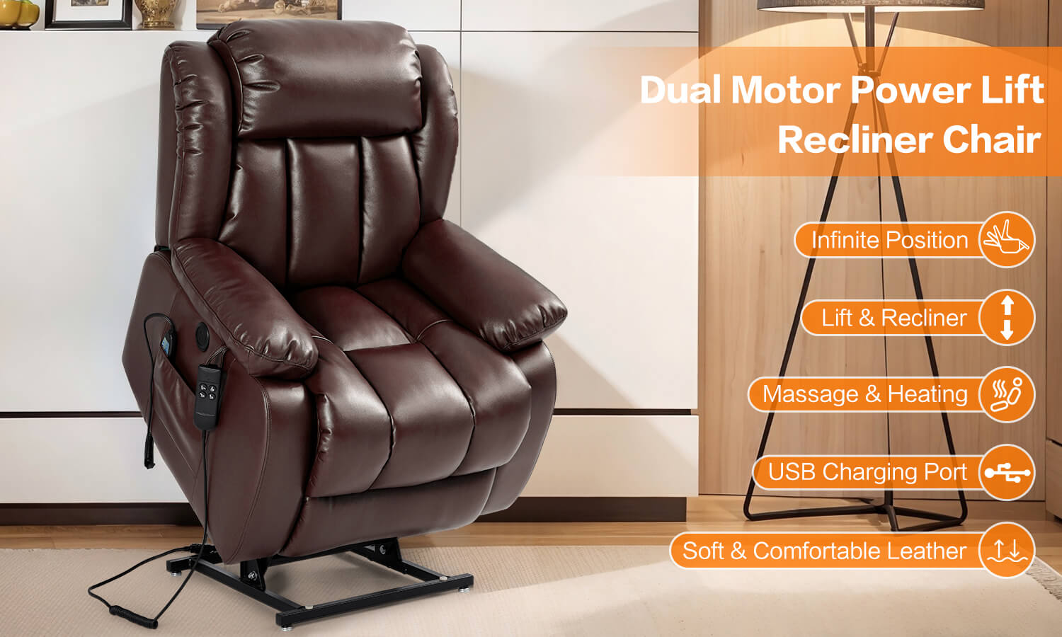 A_real_leather_power_lift_recliner_chair_with_massage_and_heating